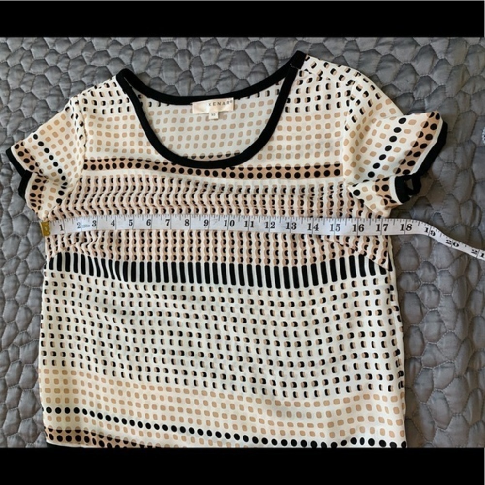 Kenar Patterned Short Sleeve Blouse - image 6